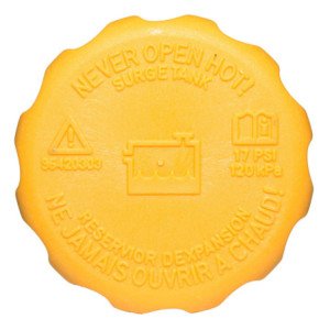 Tapa de Reservorio Radiador Chevrolet Aveo 17 PSI Amarilla