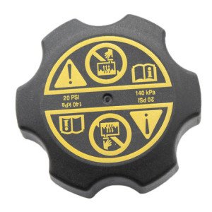 Tapa Reservorio Radiador Auxiliar 20 PSI Negra | Chevrolet Cruze