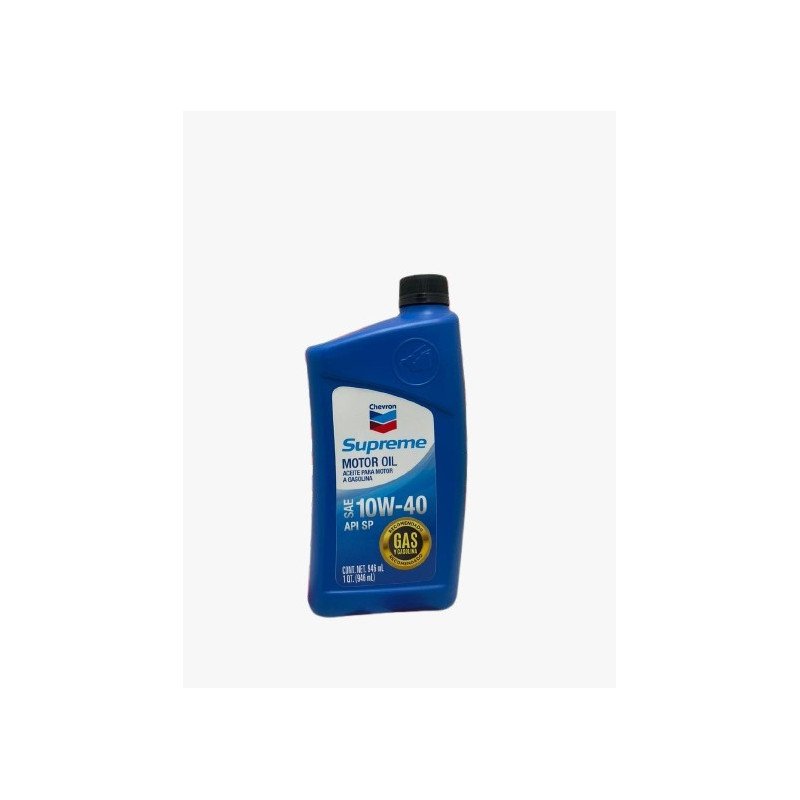 Aceite Chevron Supreme 10W-40 - Aceite Mineral para Motor de Vehículos