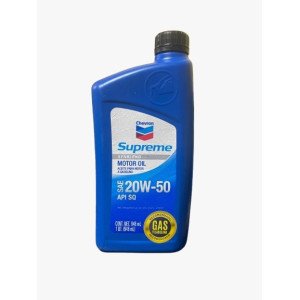 Aceite Chevron Supreme 20W-50 - Aceite Mineral para Motor de Vehículos