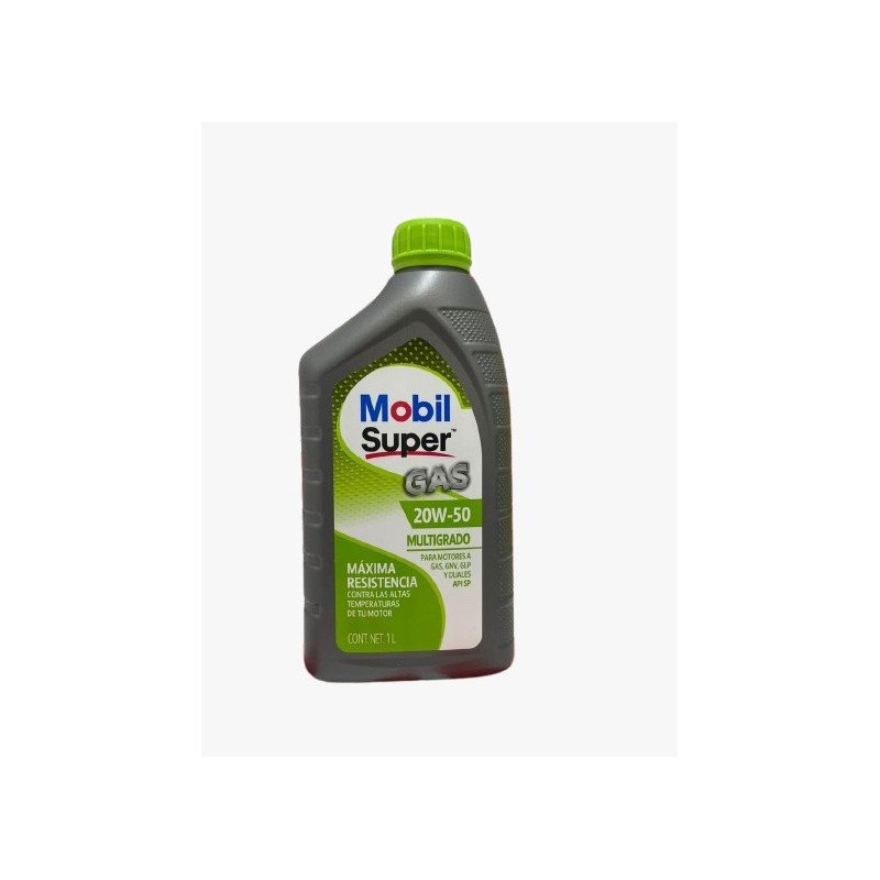 Aceite Mobil Super Gas 20W-50 - Lubricante Multigrado para Vehículos a Gas
