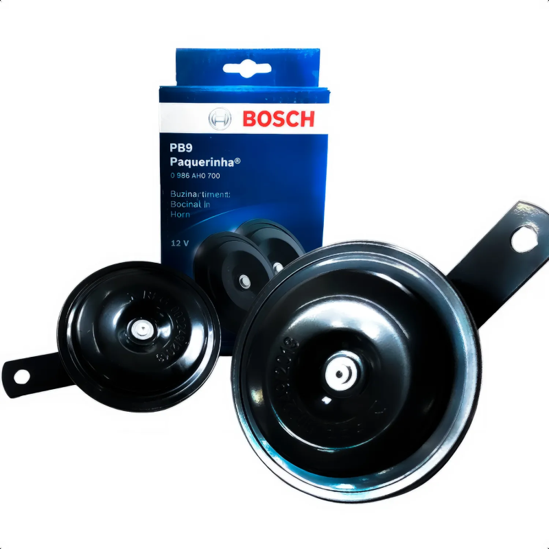 Claxon Bosch tipo platillo y tipo caracol | Sonido potente y duradero