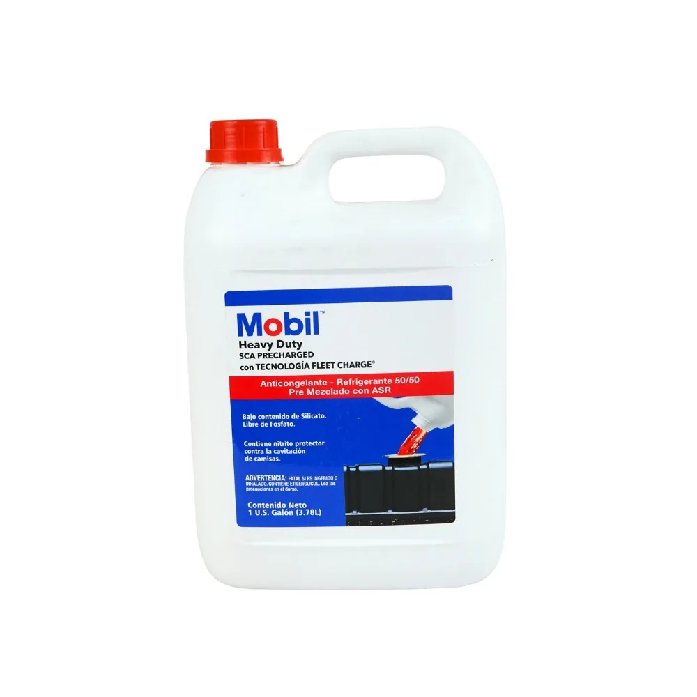 MOBIL HEAVY DUTY SCA PRECHARGED 50/50 PRE MEZCLADO CON ASR