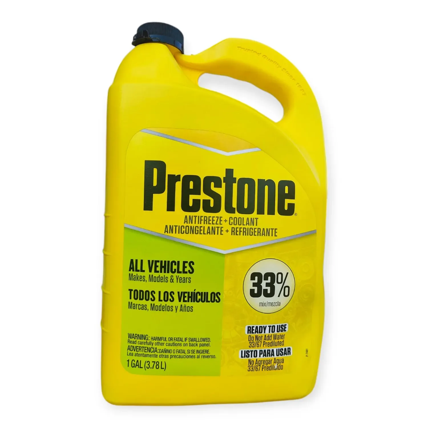 Prestone refigerante - antifreeze - coolant 33% mix/mexzcla