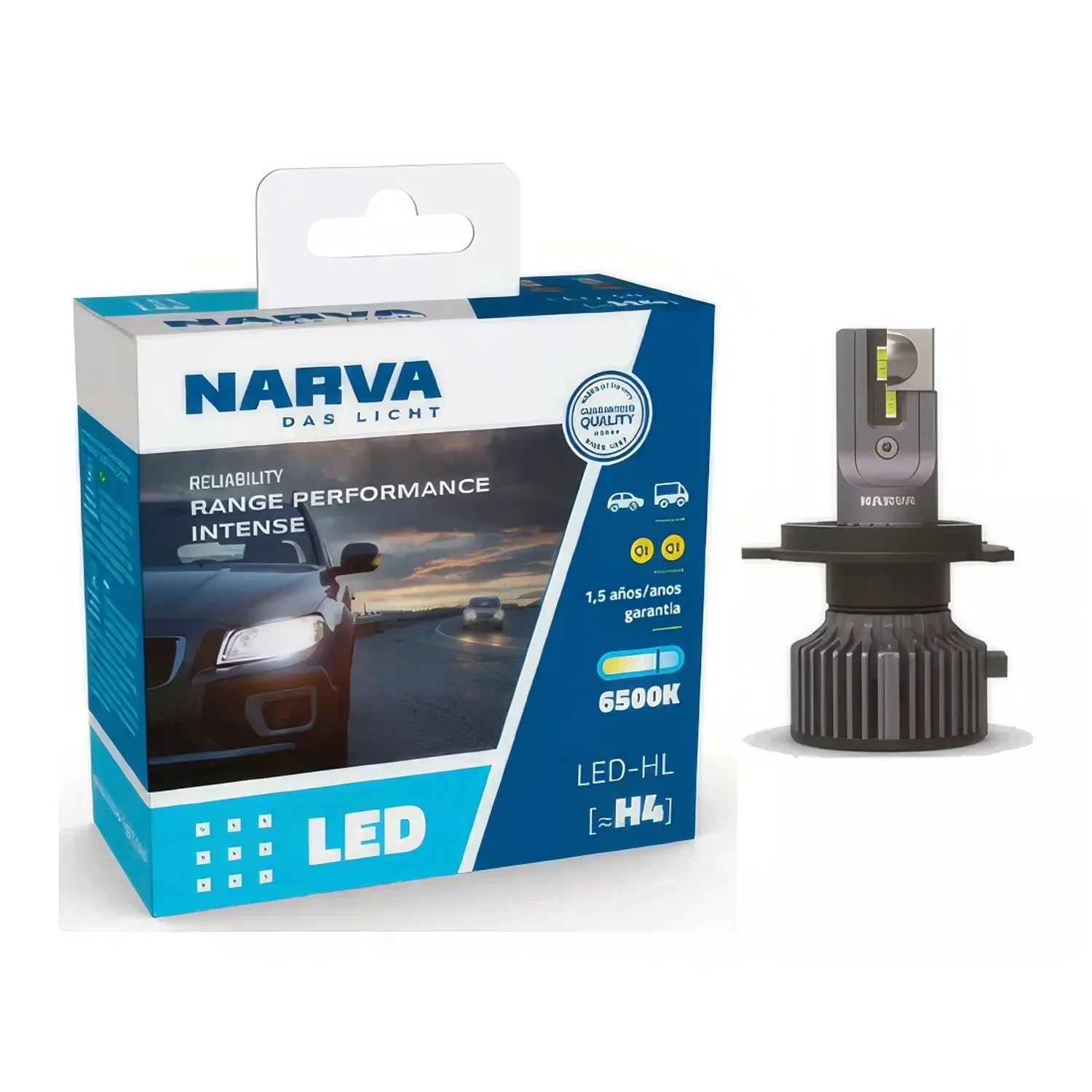 Foco Narva Led H4 12v 24v 20w 6500k