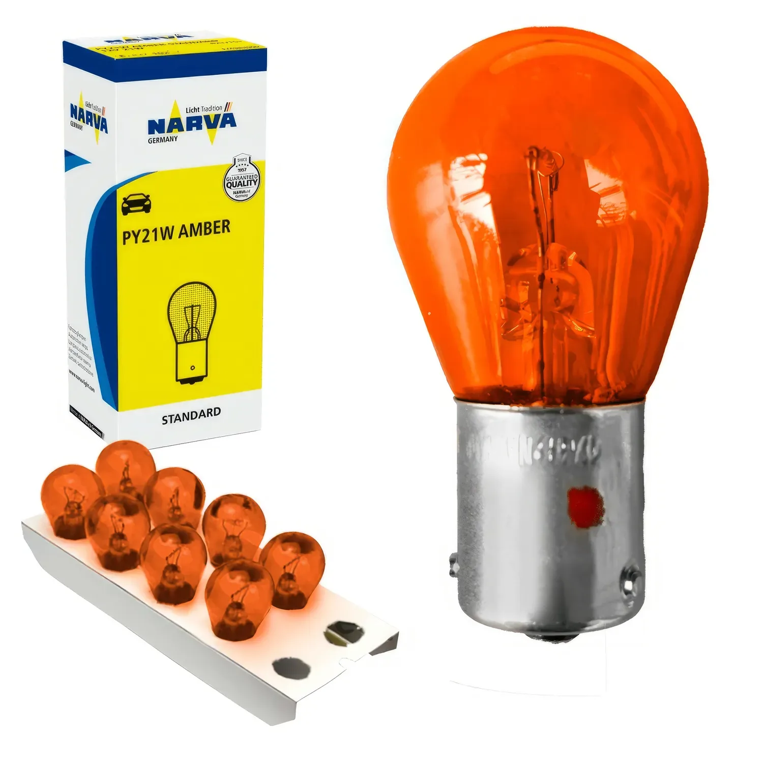 Foco Narva 1 Contacto 12v 21w Ámbar Standar